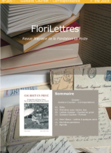 Couverture FLoriLettres 205