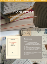 Couverture FLoriLettres 201