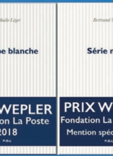 Les deux livres primés au Wepler 2018