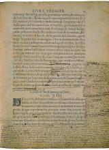 Page des Essais de Montaigne avec marginalia