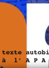 visuel de l'APA, Association pour l'Autobiographie