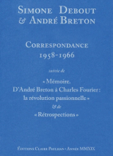 Couverture de la Correspondance André Breton et Simone Debout