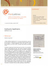 Couverture de FLoriLettres 88