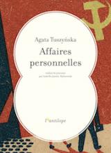 Couverture du livre d'Agata Tusynska, Affaires personnelles