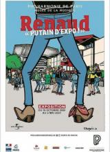 Affiche de l'exposition sur le chanteur Renaud