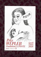 Affiche du Prix Wepler Fondation La Poste 2020