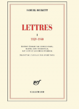 Couverture du tome 1 des Lettres de Samuel Beckett