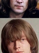 Photos de John Lennon et de Brian Jones