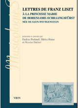 Couverture du livre, Lettres de Franz Liszt à Marie de Sayn-Wittgenstein