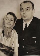 Derniere photographie du couple Saint-Exupery à New-York, le 1er avril 1943