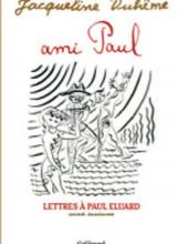 Couverture du livre de Jacqueline Duhême, Lettres à Paul Eluard