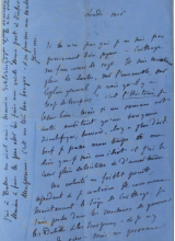 Lettres de Flaubert à Ernest Feydeau, juillet 1861