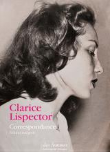 Couverture de la Correspondance de Clarice Lispector : photo de l'écrivaine de profil