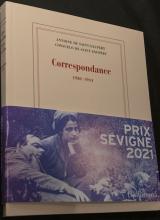  correspondance d'antoine et consuelo de saint exupery, avec bandeau Sévigné 2021