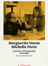 Couverture des Lettres retrouvées, Marguerite Duras, Michelle Porte