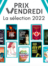 Couvertures des 10 livres en lice pour le prix Vendredi