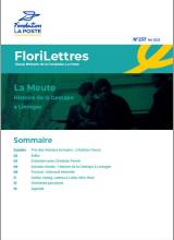 Couverture de FLoriLettres 237, édition février 2023, avec sommaire du numéro