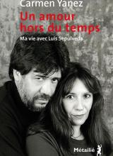 Couv livre avec photo de Luis Sepulveda et Carmen Yenez jeunes