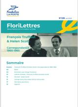 Couverture de FLoriLettres avec sommaire et bandeau avec photo d'Helen Scott et François Truffaut