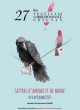 Affiche du festival de Grignan, oiseaux sur une branche