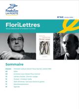 Couverture de FloriLettres avec bandeau (photos des deux écrivains) et sommaire