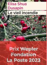 Couverture du livre avec bandeau prix Wepler Fondation La Poste