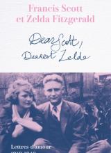 COuverture de la correspondance avec photo de Francis Scott et Zelda Fitzgerald