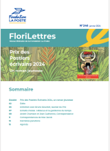 Visuel de la couverture de FloriLettres 246 avec sommaire du numéro
