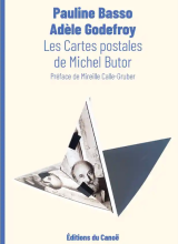 Couverture du livre avec reproduction d'une carte pliée avec photo de Butor