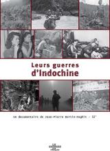 Affiche du film Leurs guerres d'Indochine avec plusieurs photos en noir et blanc