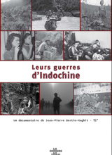 Affiche du film Leurs guerres d'Indochine (différentes photos en noir et blanc)