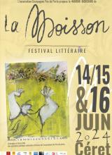 Affiche du festival avec image peinte d'un homme levant les bras