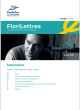 Couverture de FloriLettres 250 avec photo de Stig Dagerman et sommaire